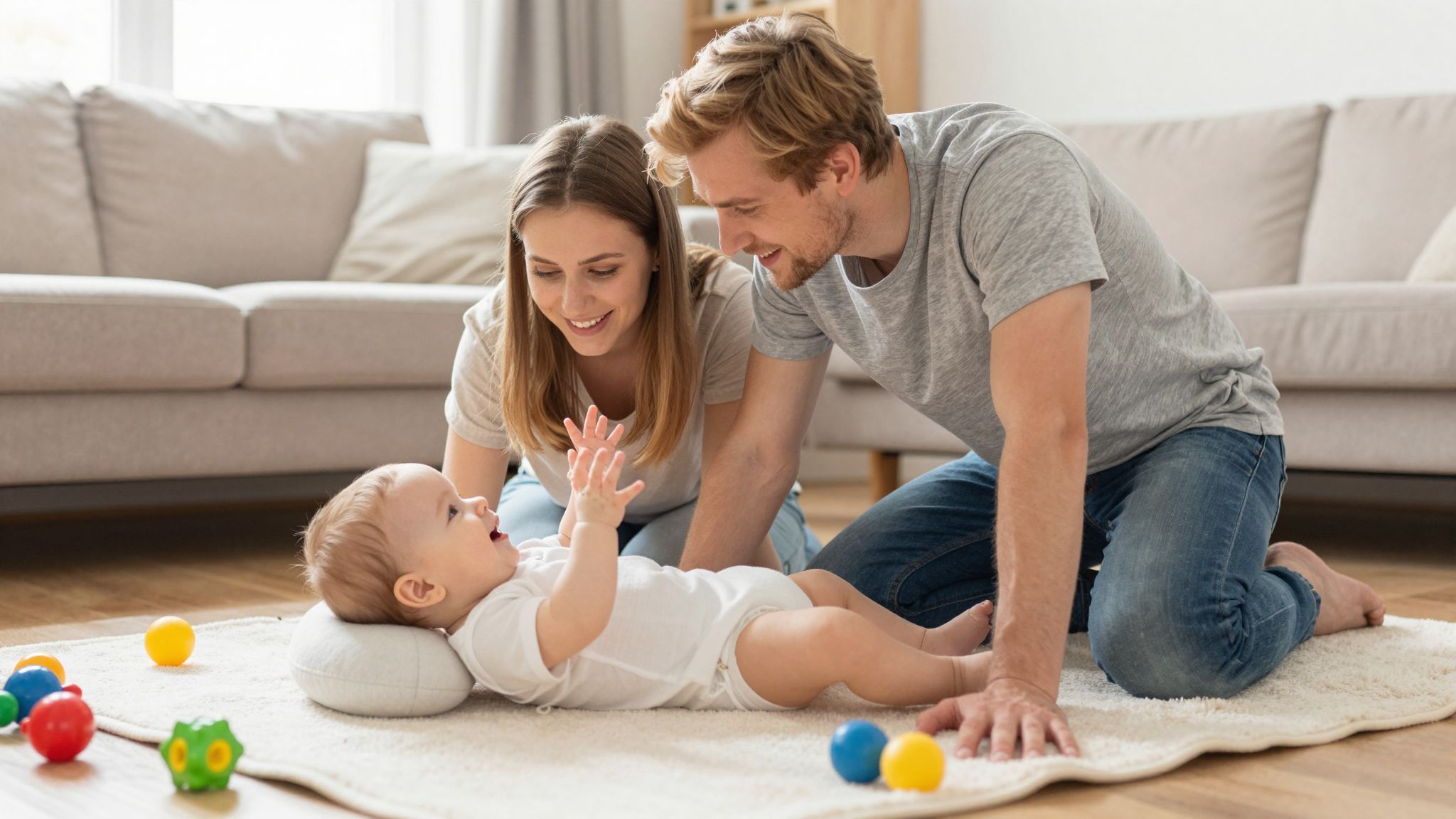 Kisbaba közelében mindig tarts szem előtt a nyugalmat!