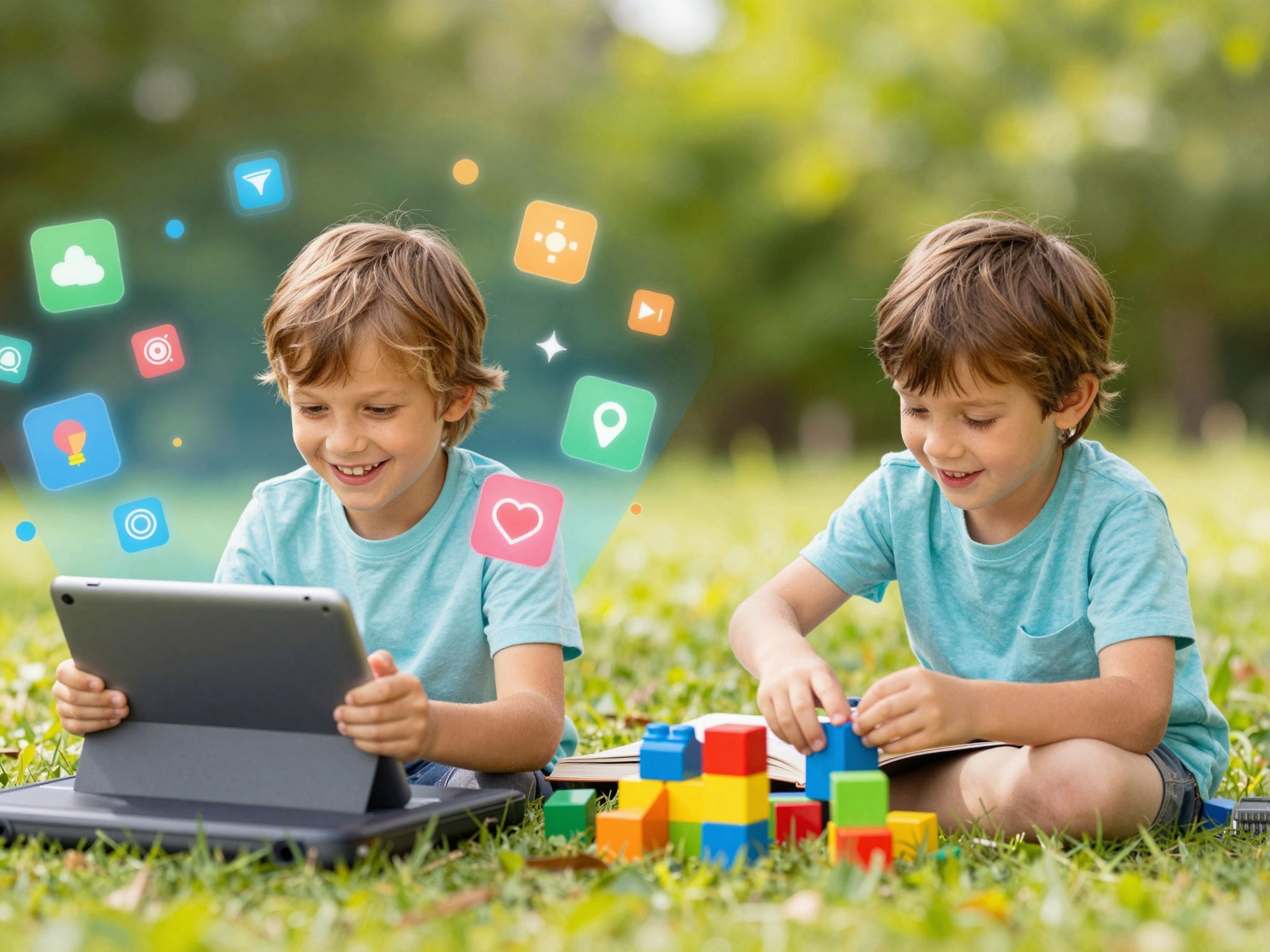 A technológia és a kreatív játékok harmonikus egyensúlya fontos.