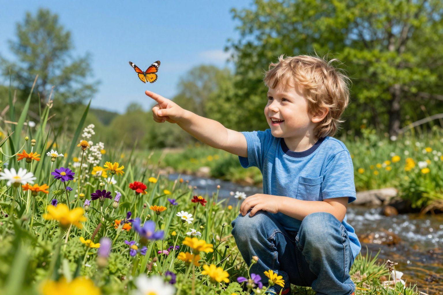 A természetjárás segíti a nyelvi fejlődést és kreativitást.