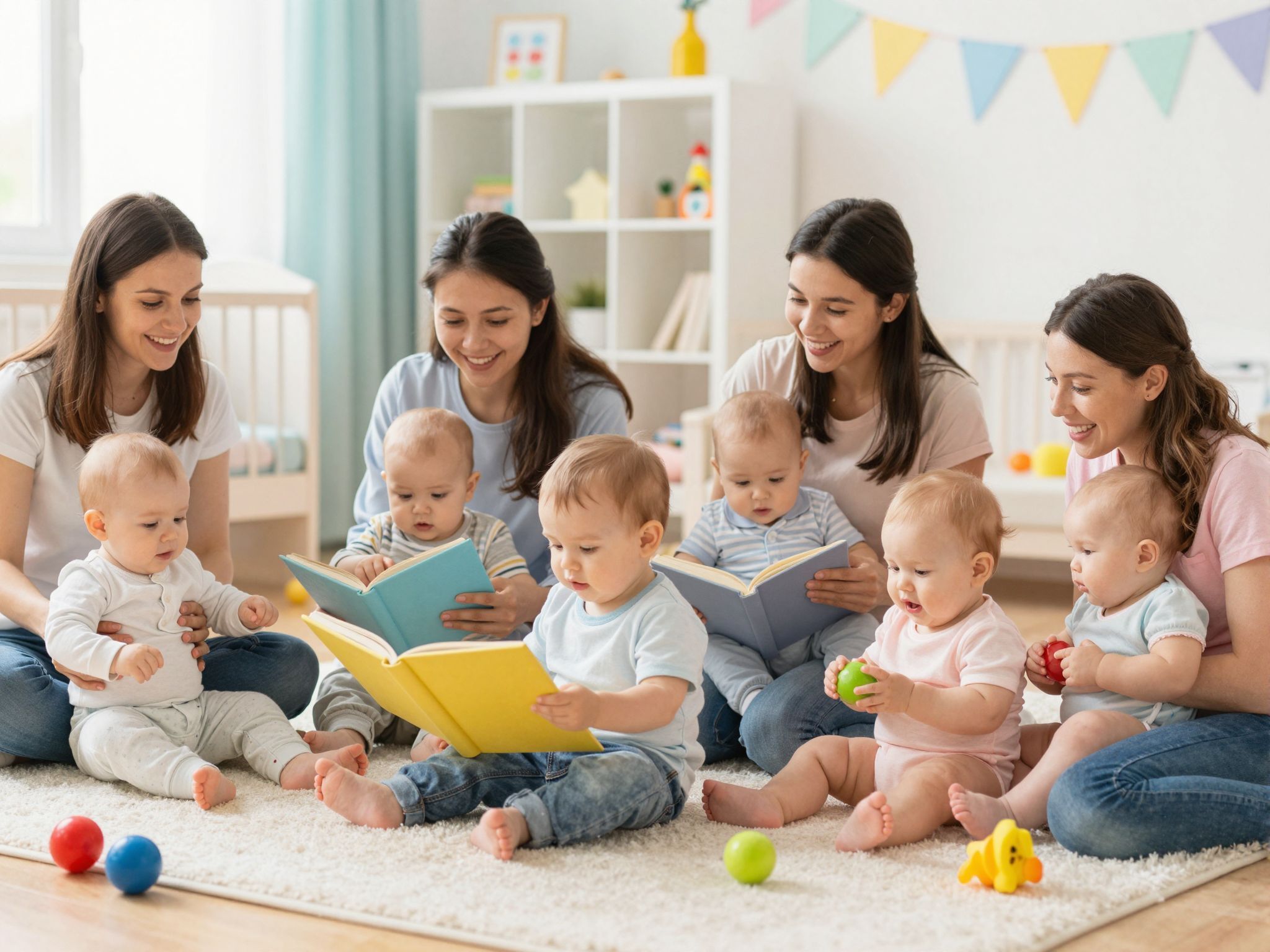 A többemberes babáknál a szociális interakció kulcsfontosságú.