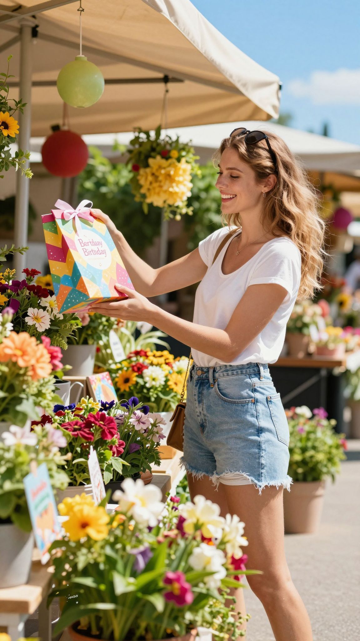 Nyári ajándékötletek: friss virágcsokrok és személyre szabott ajándékok.