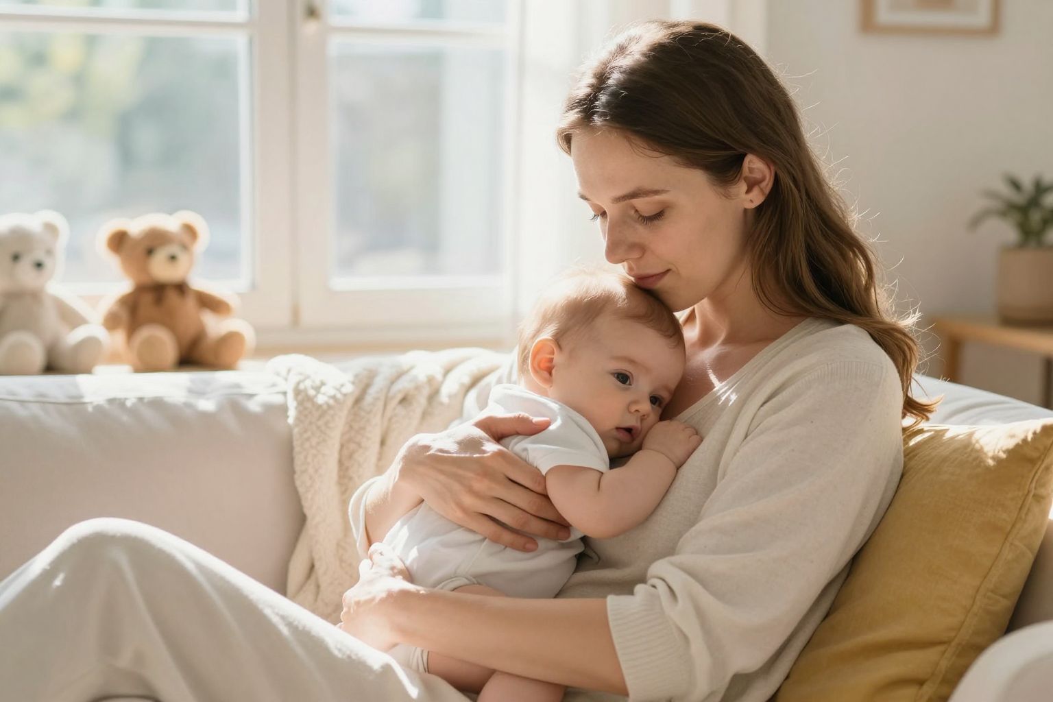 Az odabújás segíti a szülők és babák kapcsolódását.