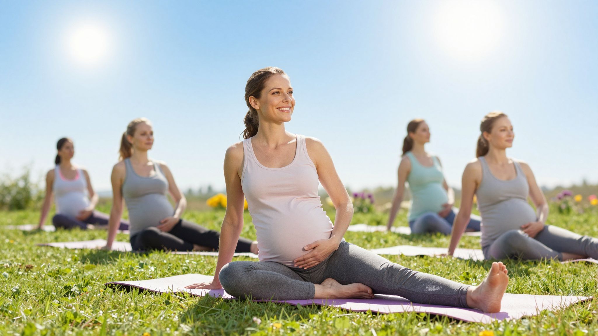 A sétálás és a prenatal jóga segíti a keringést.