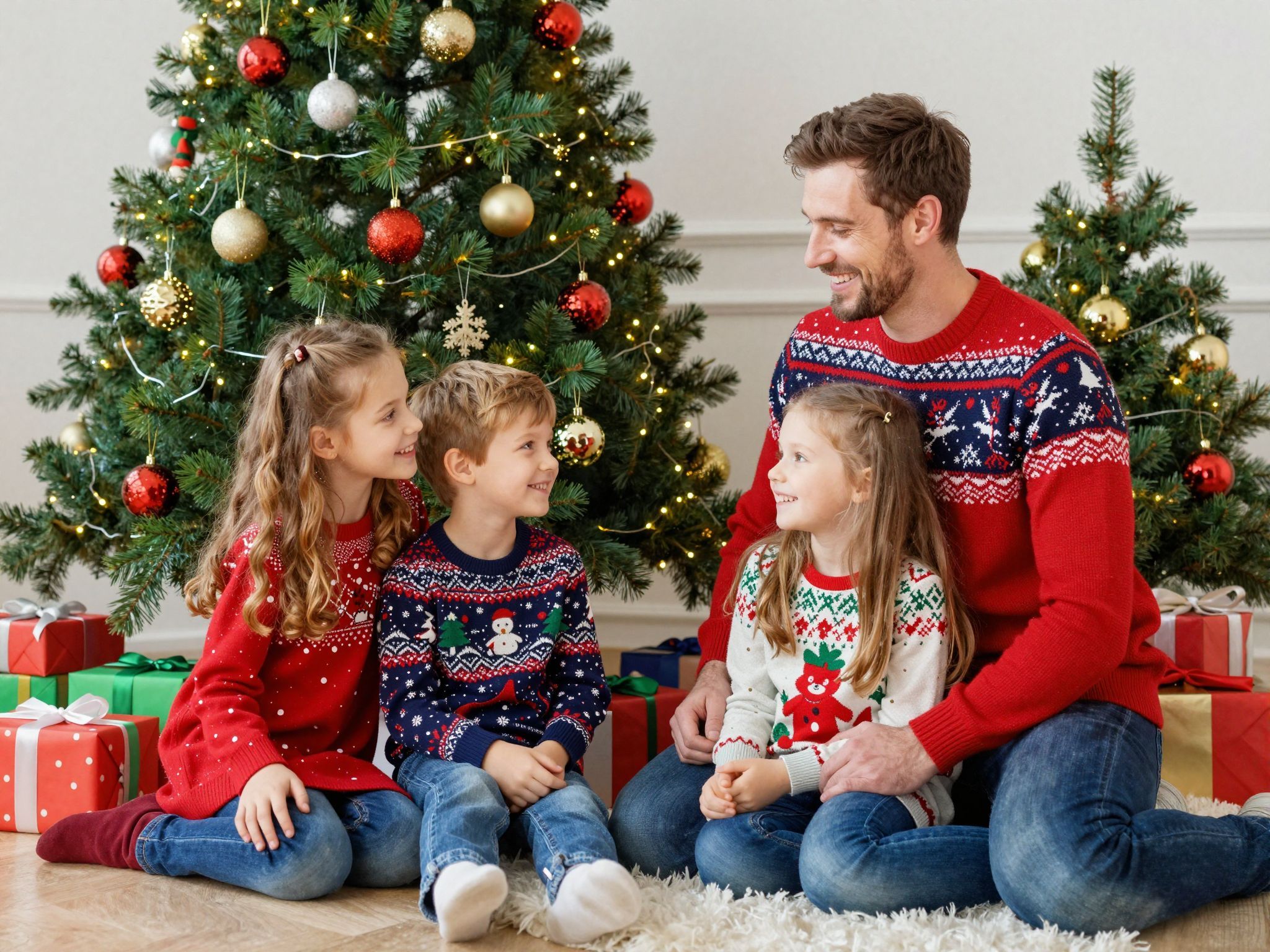 A megfelelő anyagok és textúrák fokozzák az ünnepi hangulatot.