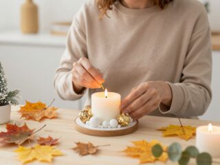 DIY mécsestartó: így alkoss egyedi dekorációt őszi és téli estékre