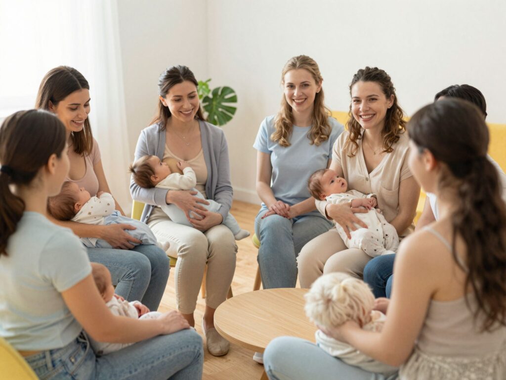 Együtt minden könnyebb: a csoportos szoptatási tanácsadás előnyei