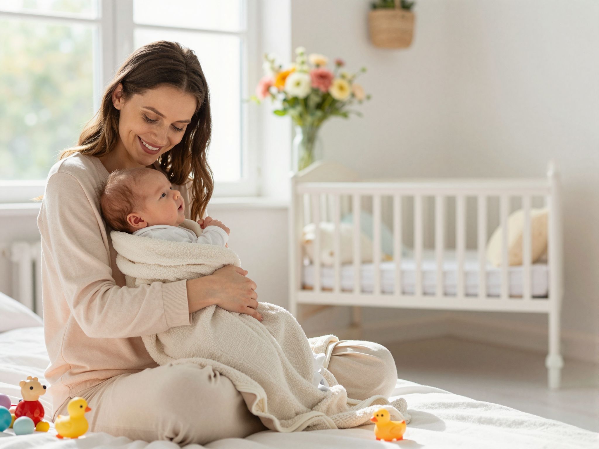 A baba első heteiben a szoptatás kulcsfontosságú.