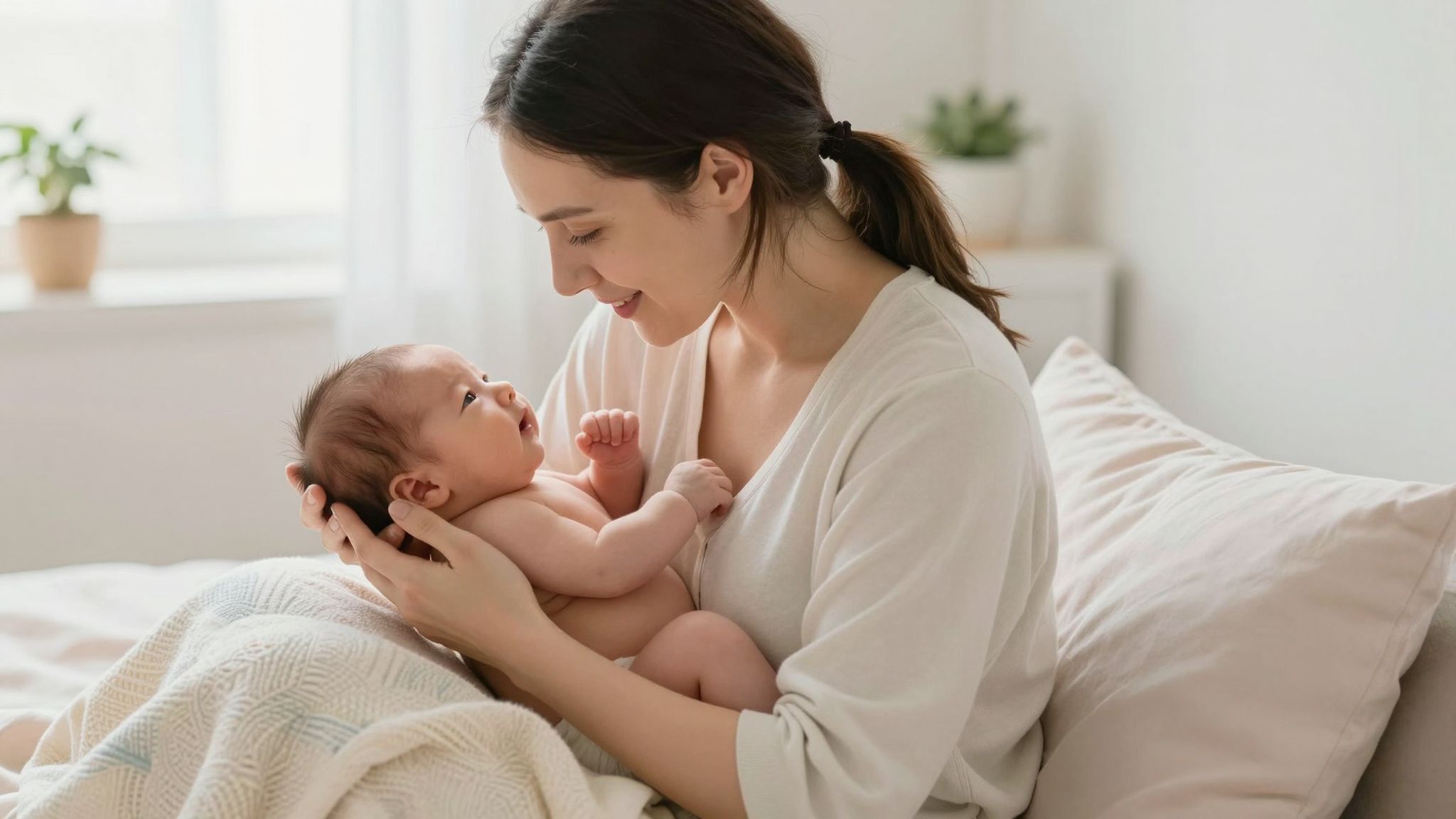A bőrkontaktus csökkenti a stressz szintet anyákban.