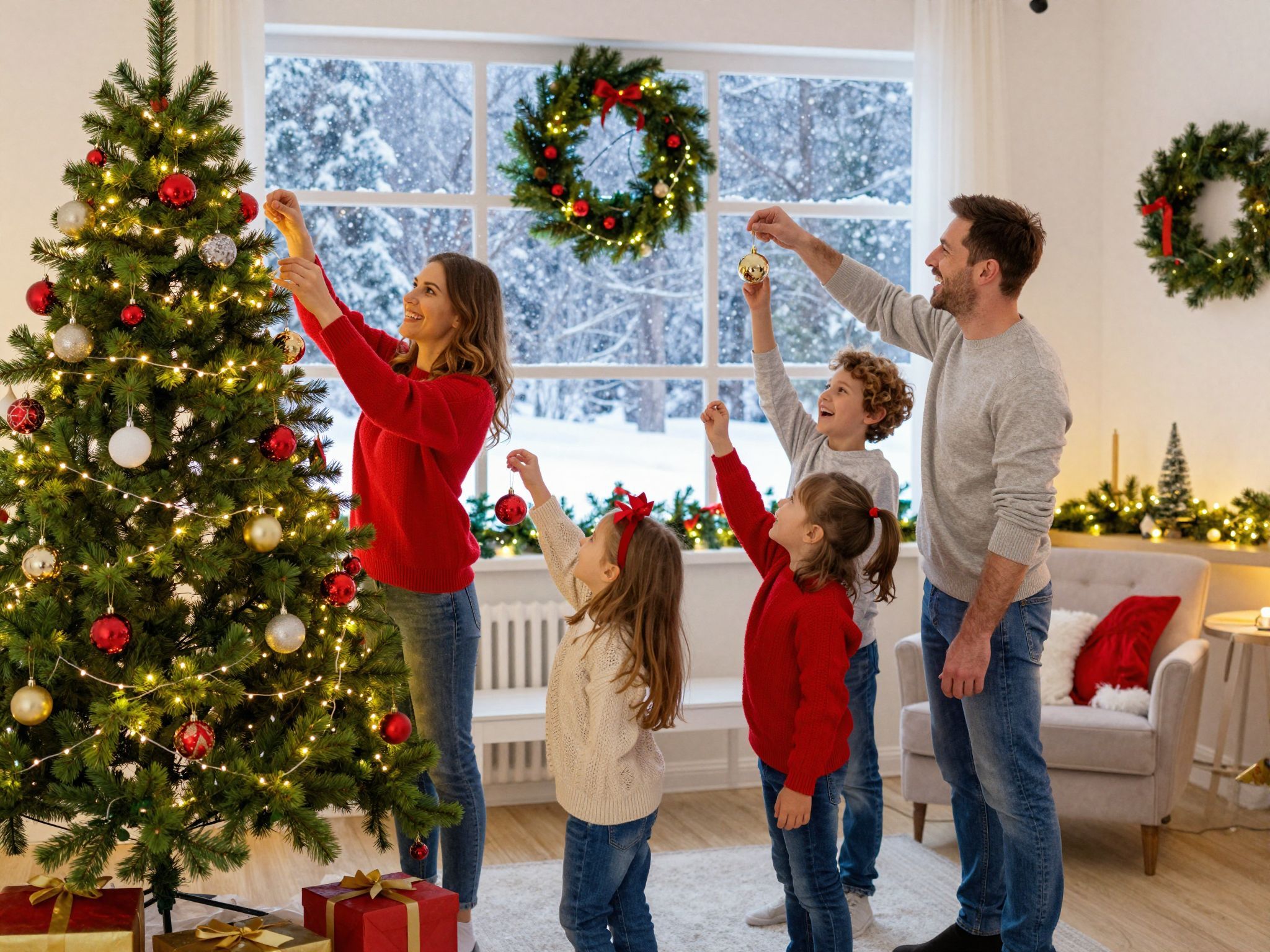 A közös készülődés erősíti a családi kötelékeket.