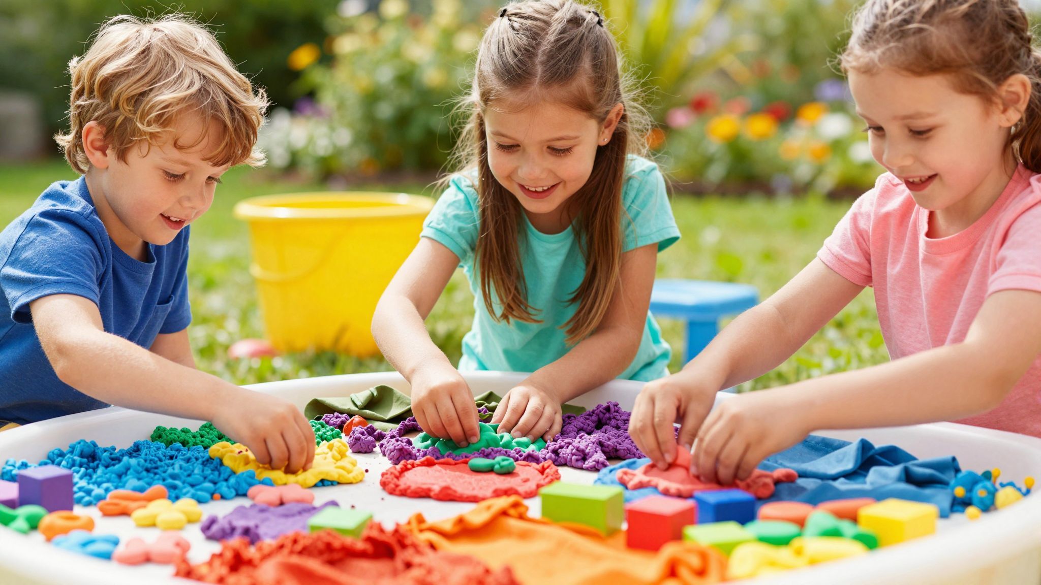 A szenzoros játékok serkentik a kreativitást és érzékelést.