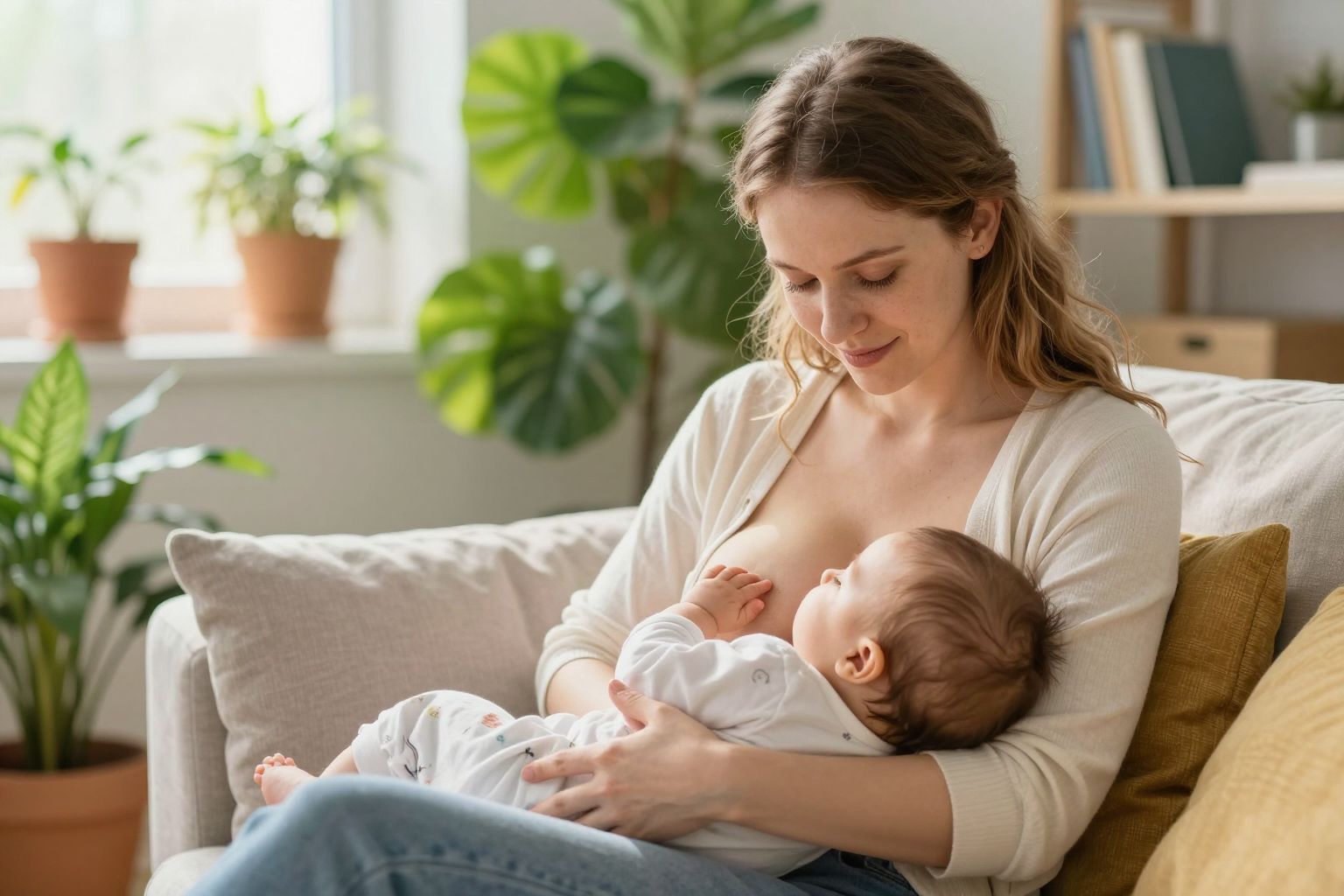 A szoptatás erősíti a baba immunrendszerét és egészségét.