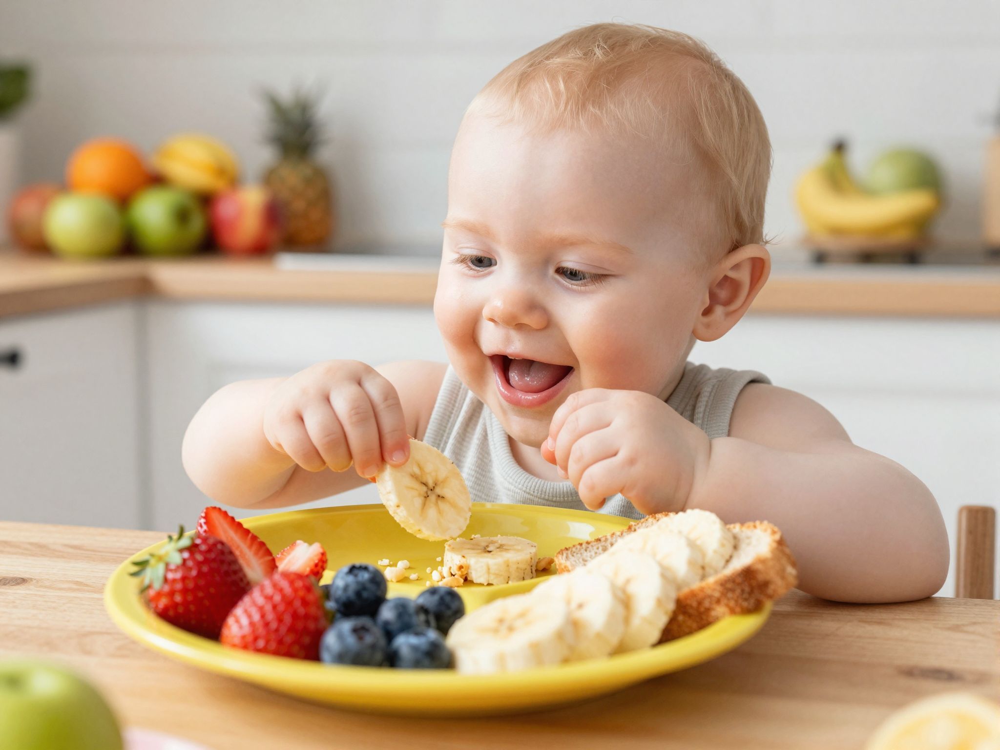Az egészséges nassolás támogatja a baba fejlődését.