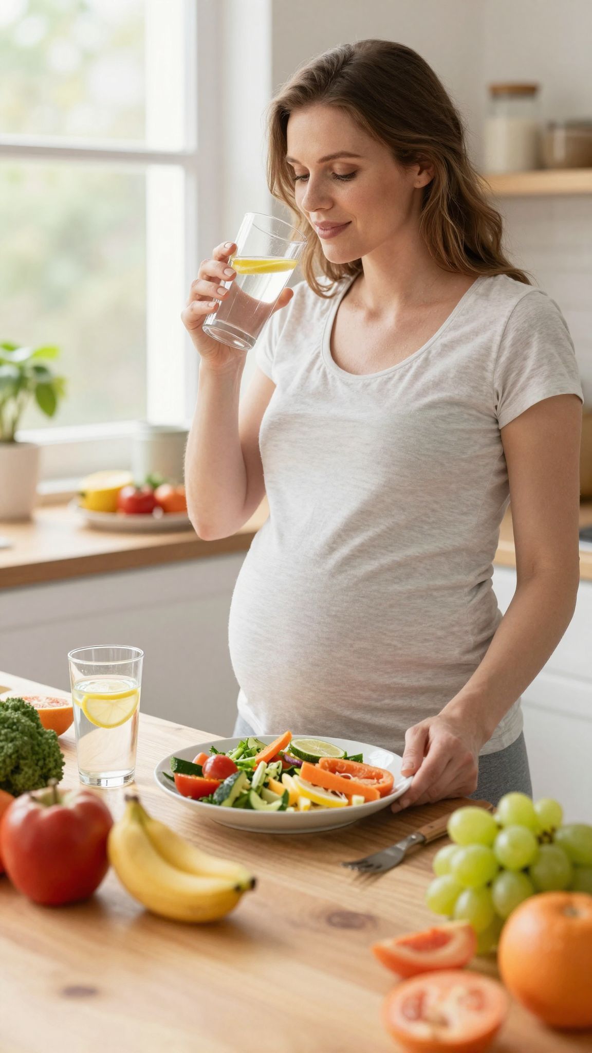 A megfelelő hidratálás kulcsfontosságú a terhesség alatt.