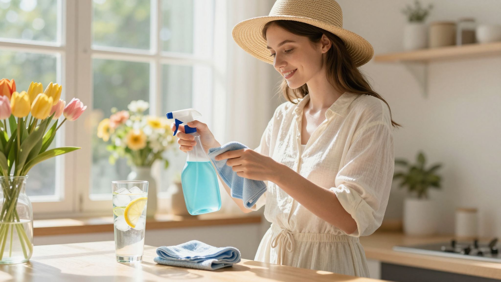 Igyál elegendő vizet a hűvös takarításhoz!
