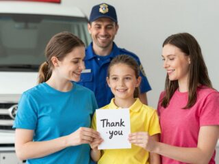 Hogyan mondhatsz köszönetet a mentősöknek, akik segítettek neked vagy a családodnak?