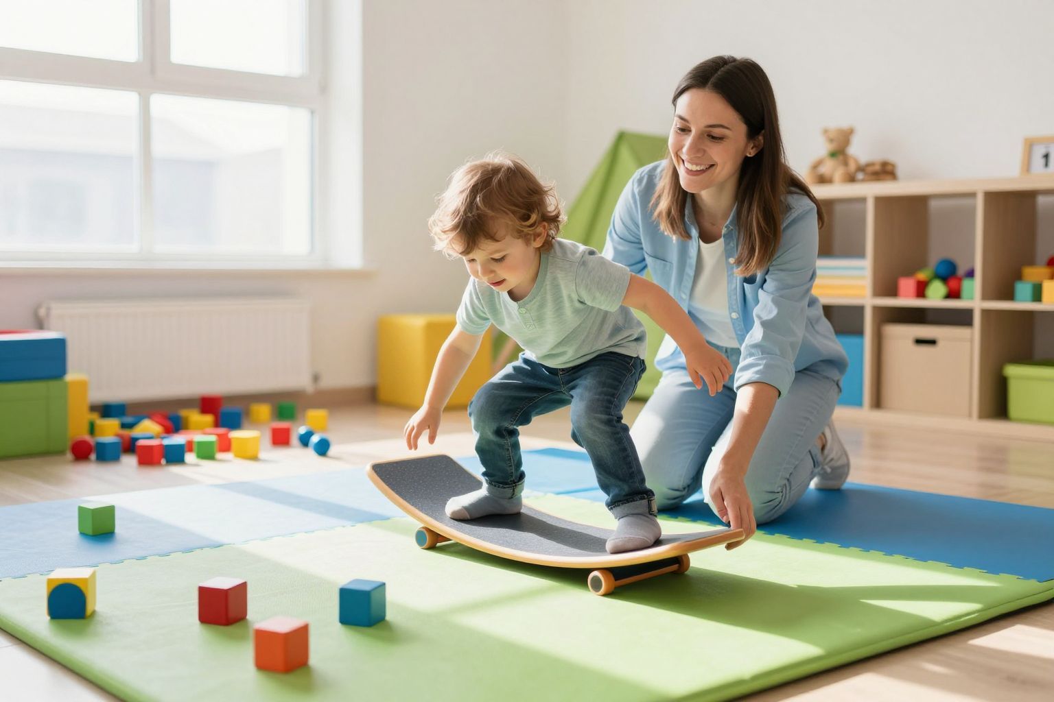 A TSMT fejleszti a mozgást és a figyelmet.