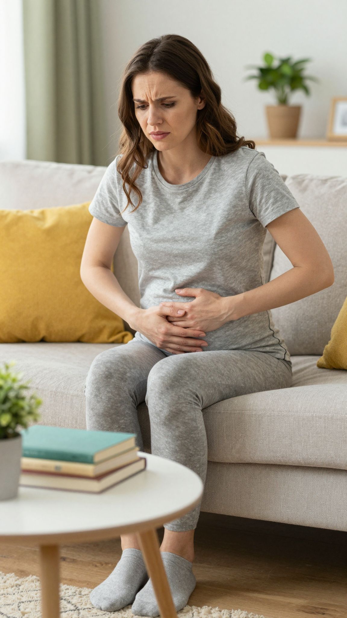 Súlyos vérzés vagy fájdalom esetén azonnal orvoshoz kell fordulni.