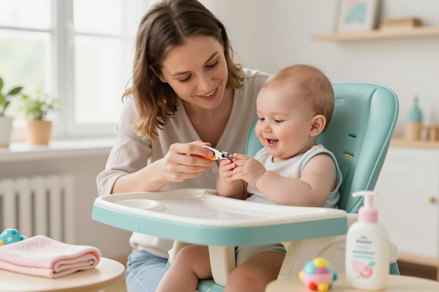 A baba körmét heti egyszer érdemes vágni.