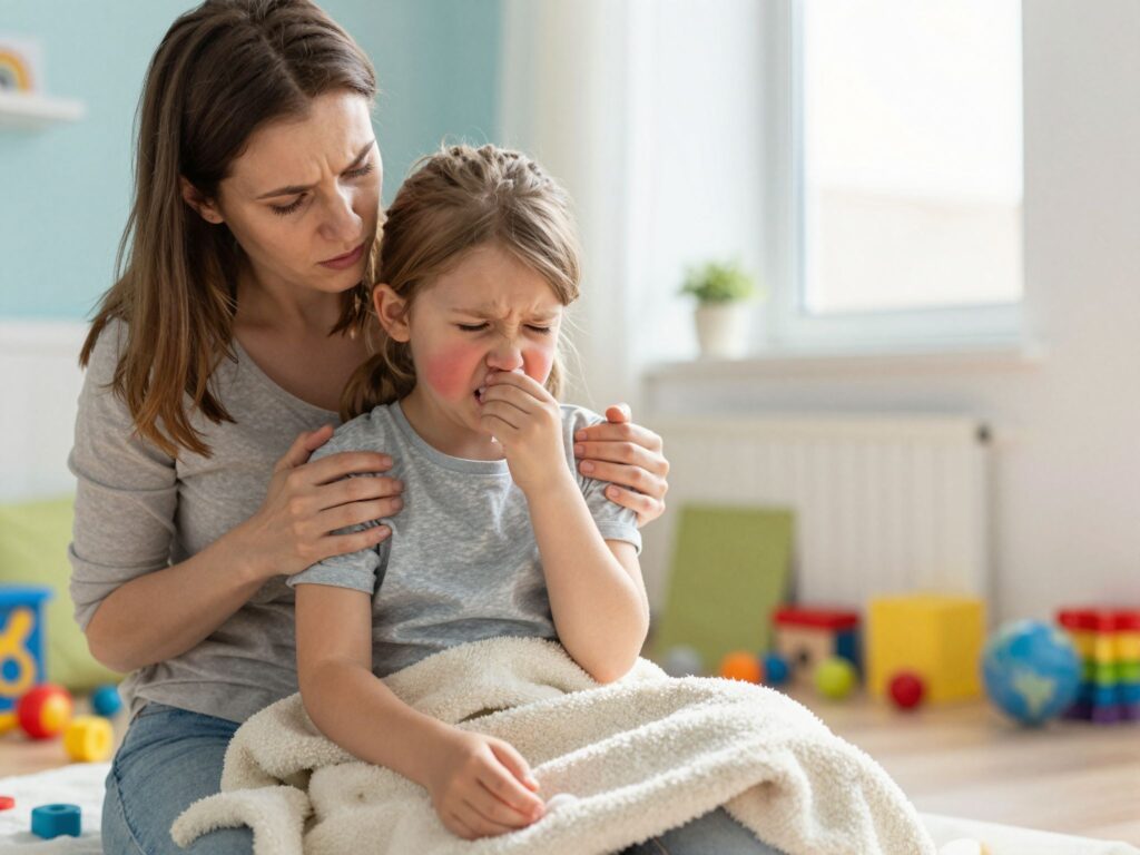 Nehézlégzés és magas láz: a gyermekkori tüdőgyulladás legfontosabb tünetei