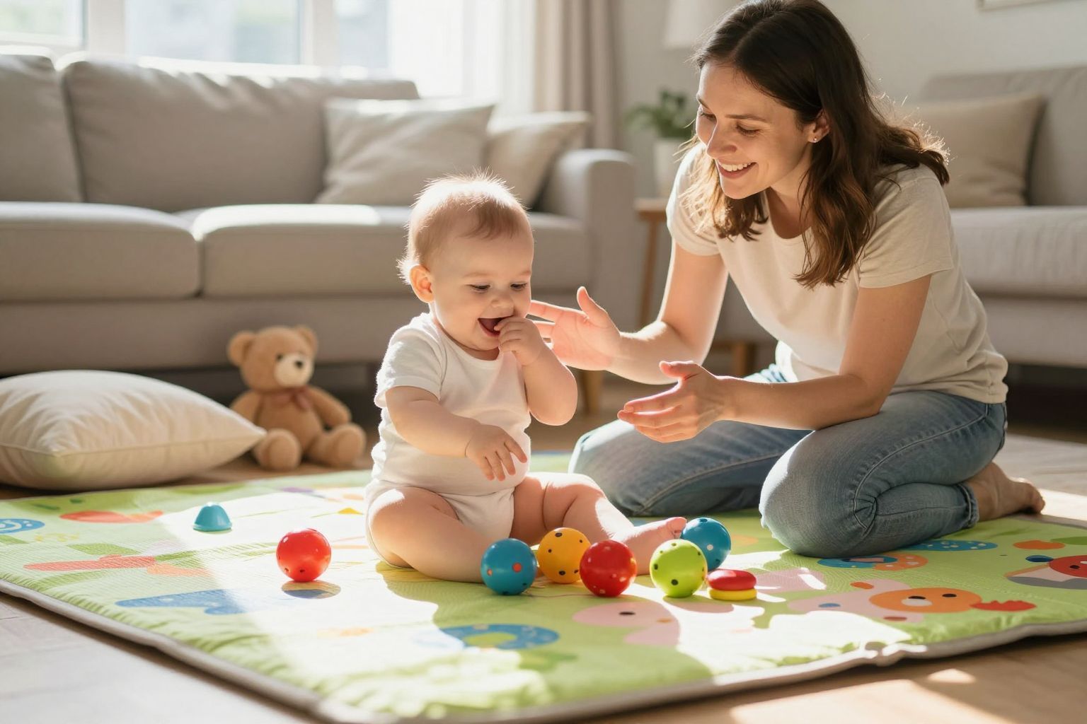 A gőgicsélés ösztönzi a szülő-gyermek kommunikációt.