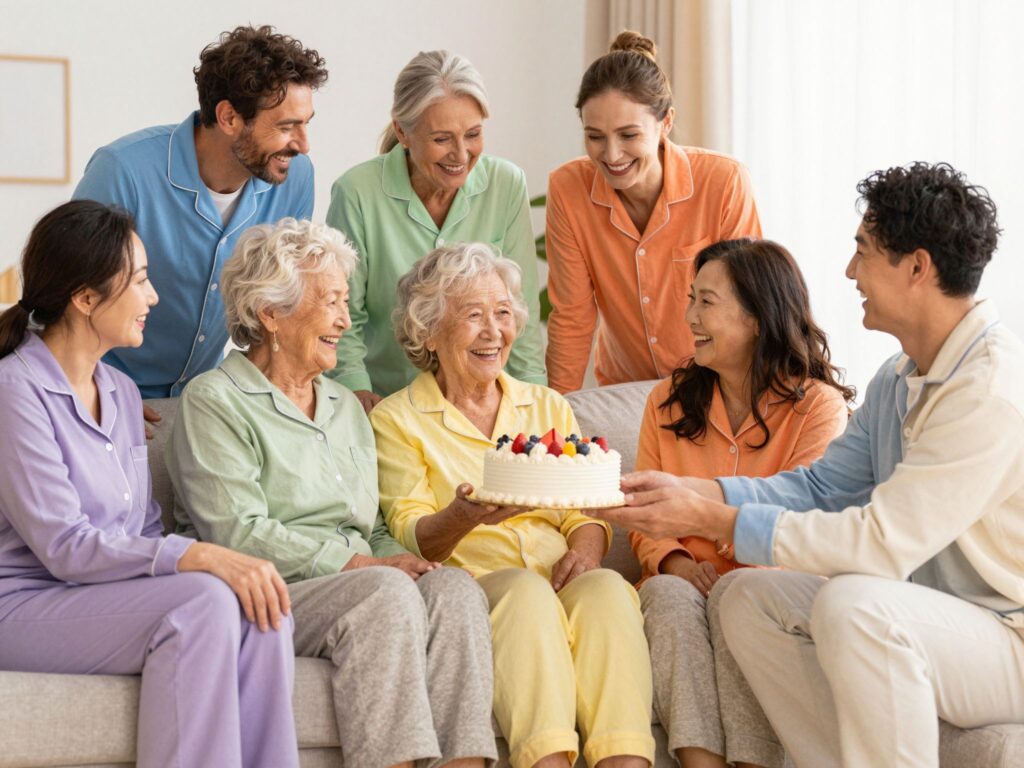 Pizsamaparti a nagyszülőknél: megható meglepetés a felnőtt unokáktól