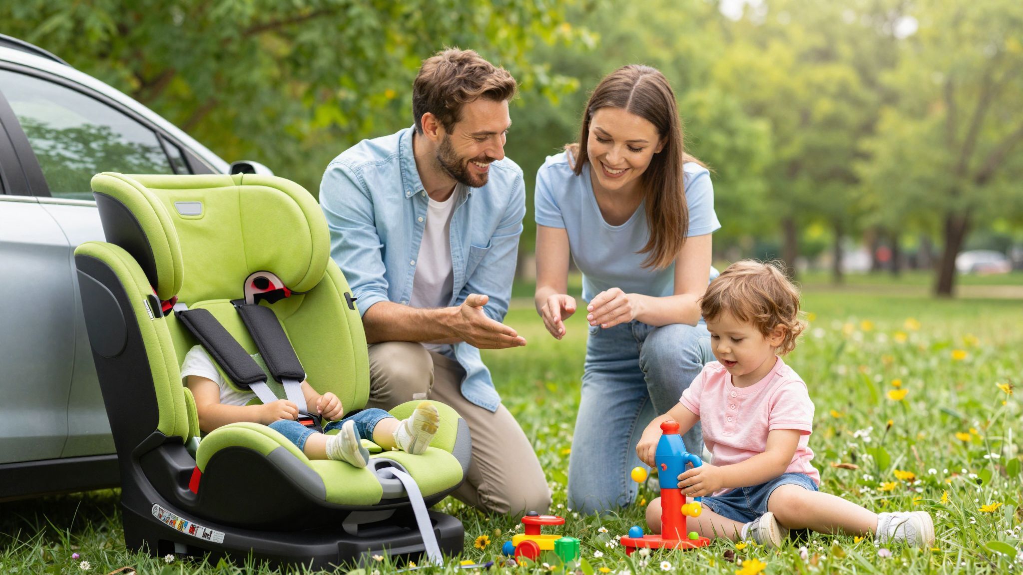Fontos a gyerekülés kora és súlya szerinti kiválasztása.