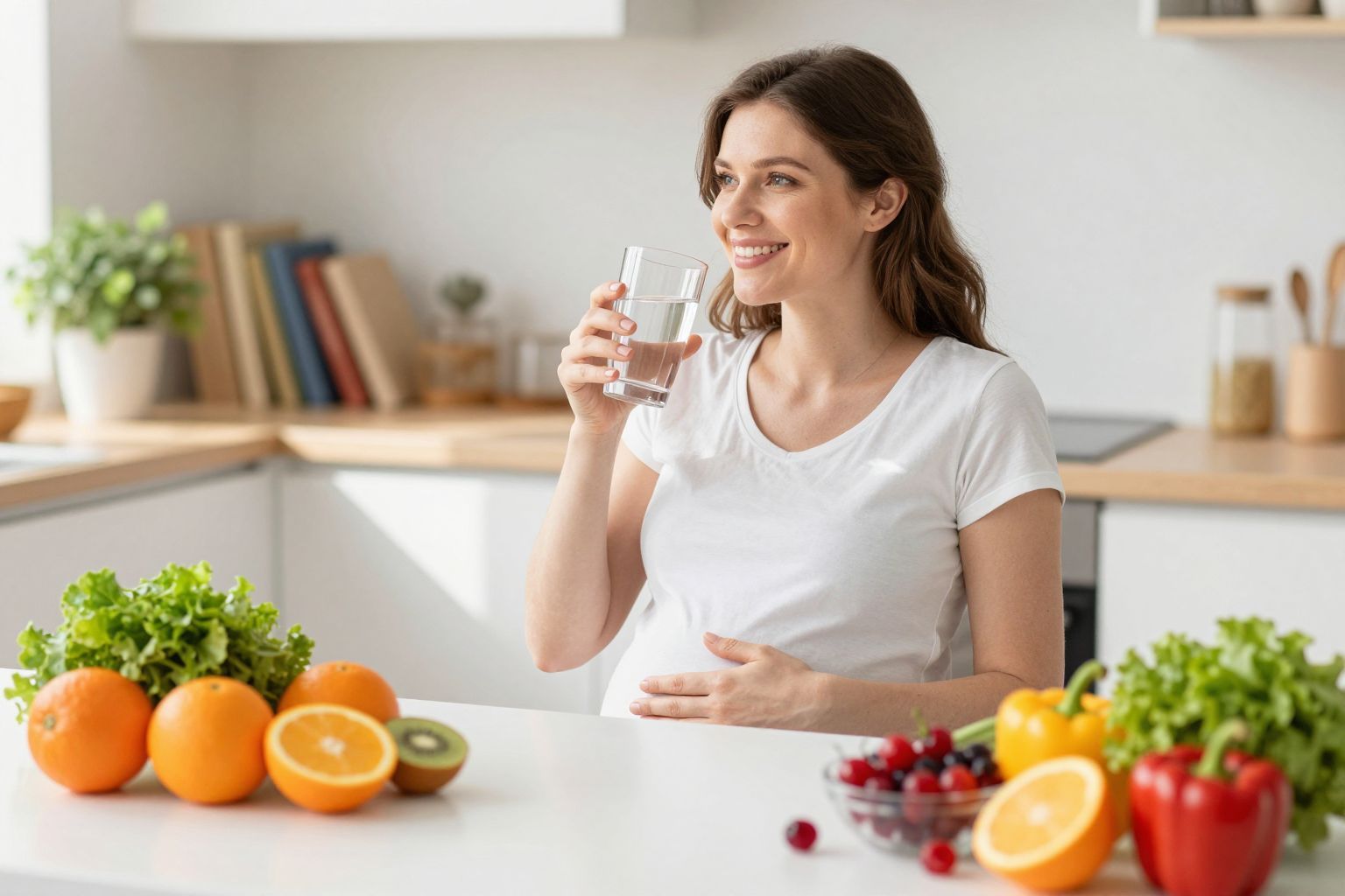 A megfelelő hidratálás elengedhetetlen a magzati fejlődéshez.