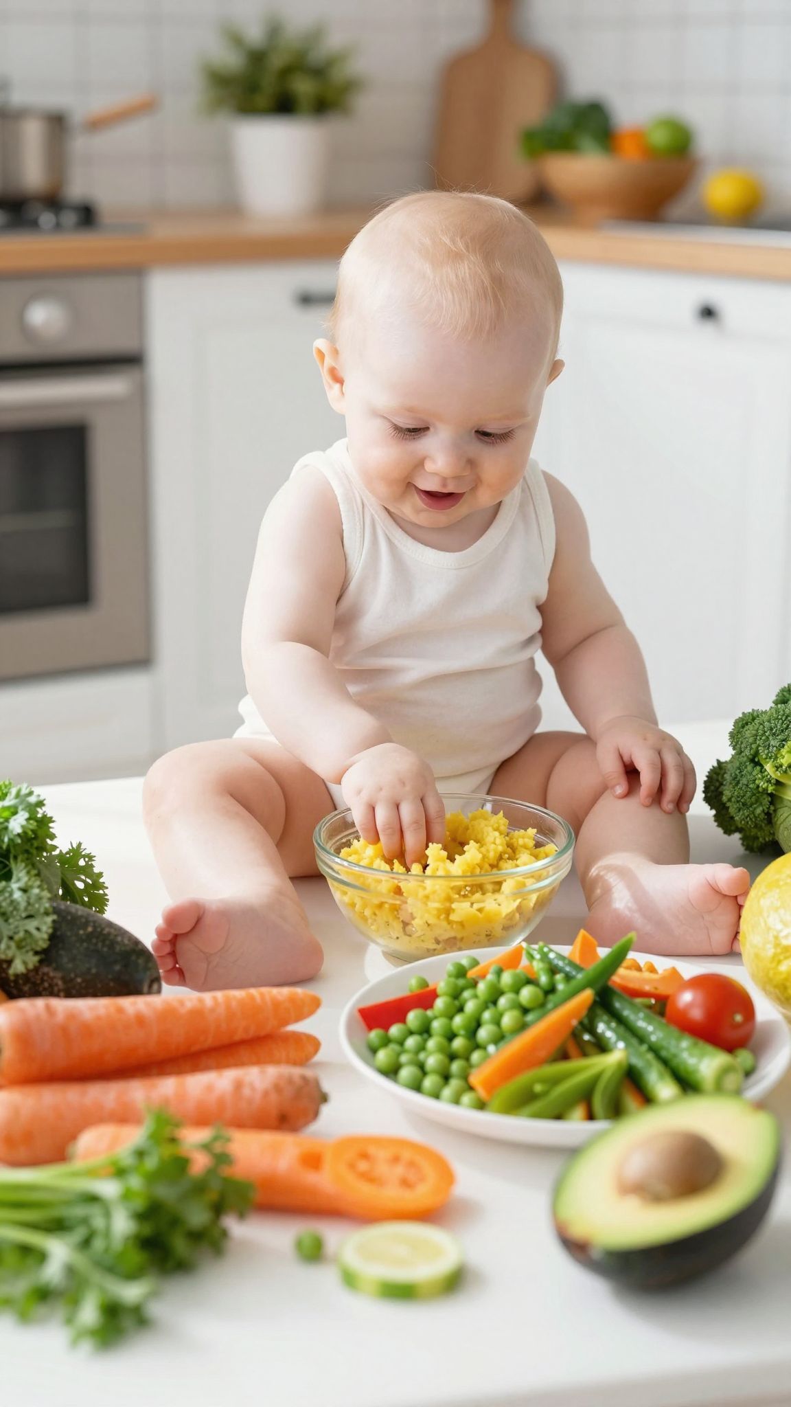 Zöldségkombinációk segítik a baba ízlésének fejlesztését.