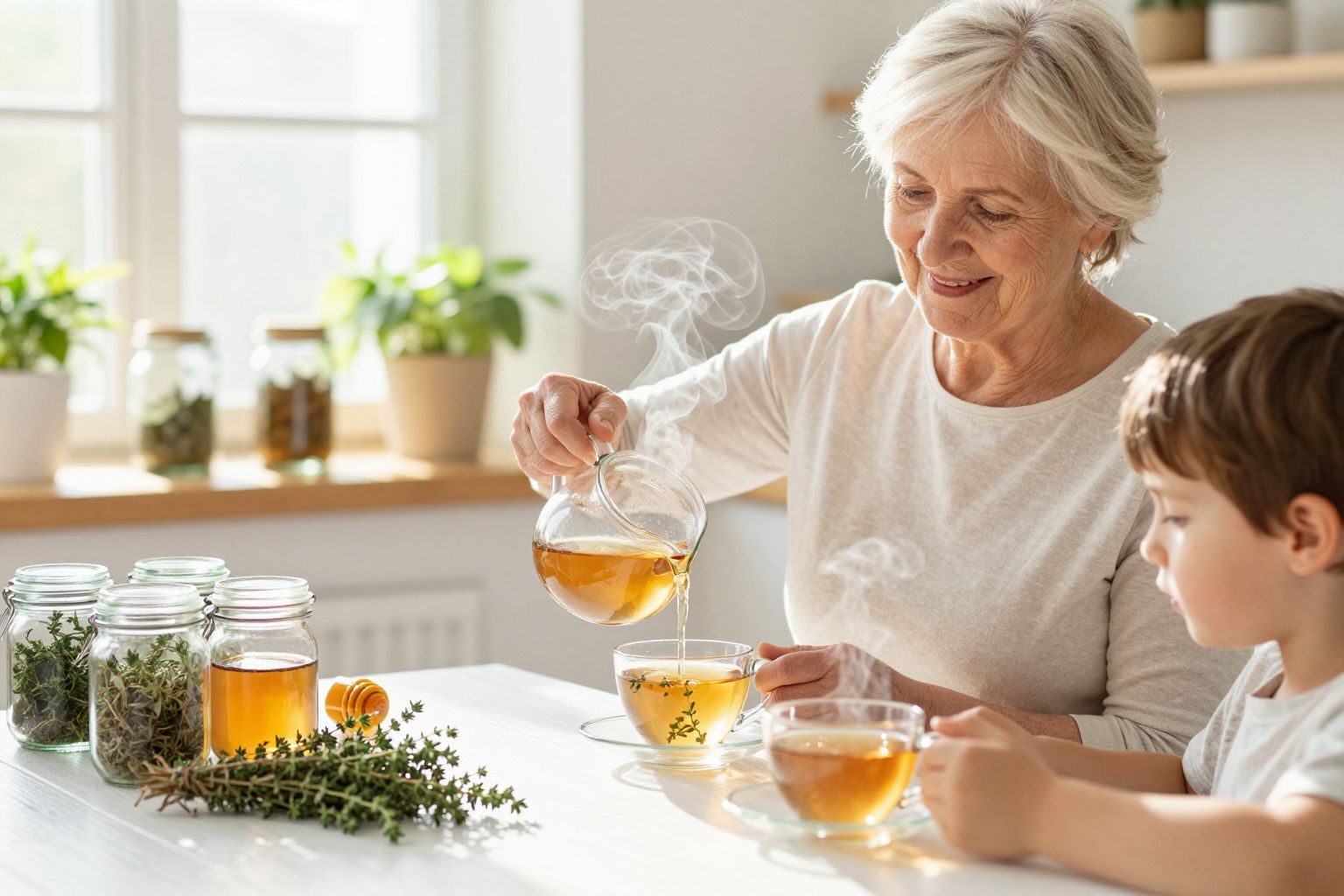 A kakukkfű tea természetes megoldás a légúti problémákra.