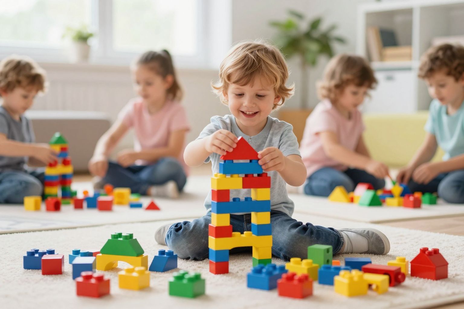 A konstruktív játék fejleszti a kreatív gondolkodást és problémamegoldást.