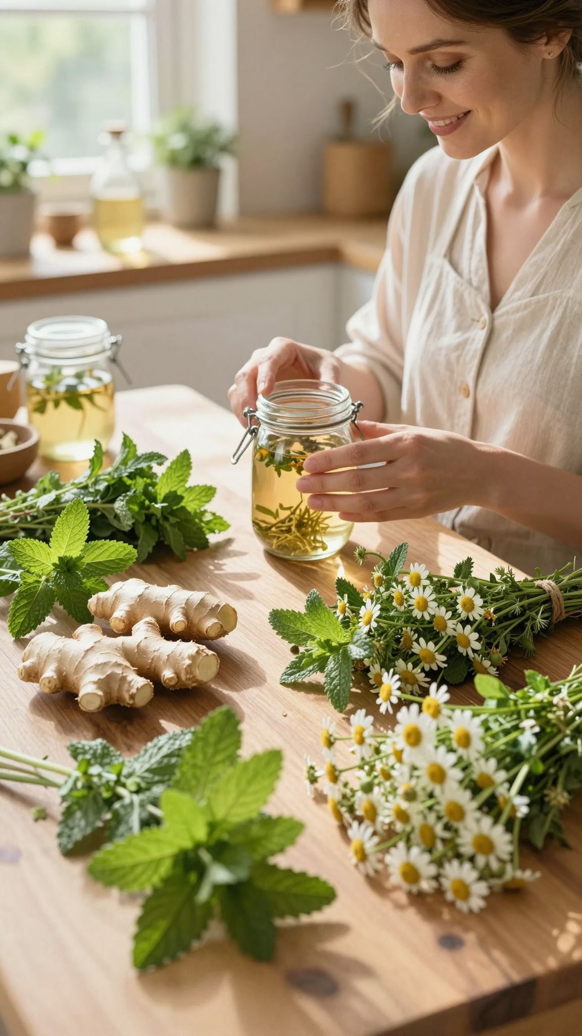 A gyömbér erős izzasztó és lázcsillapító hatású.