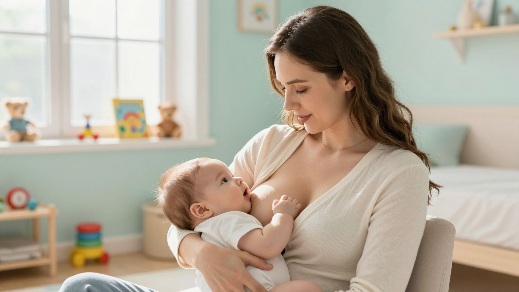 Az anyatej elengedhetetlen tápanyagokat biztosít az agy fejlődéséhez.