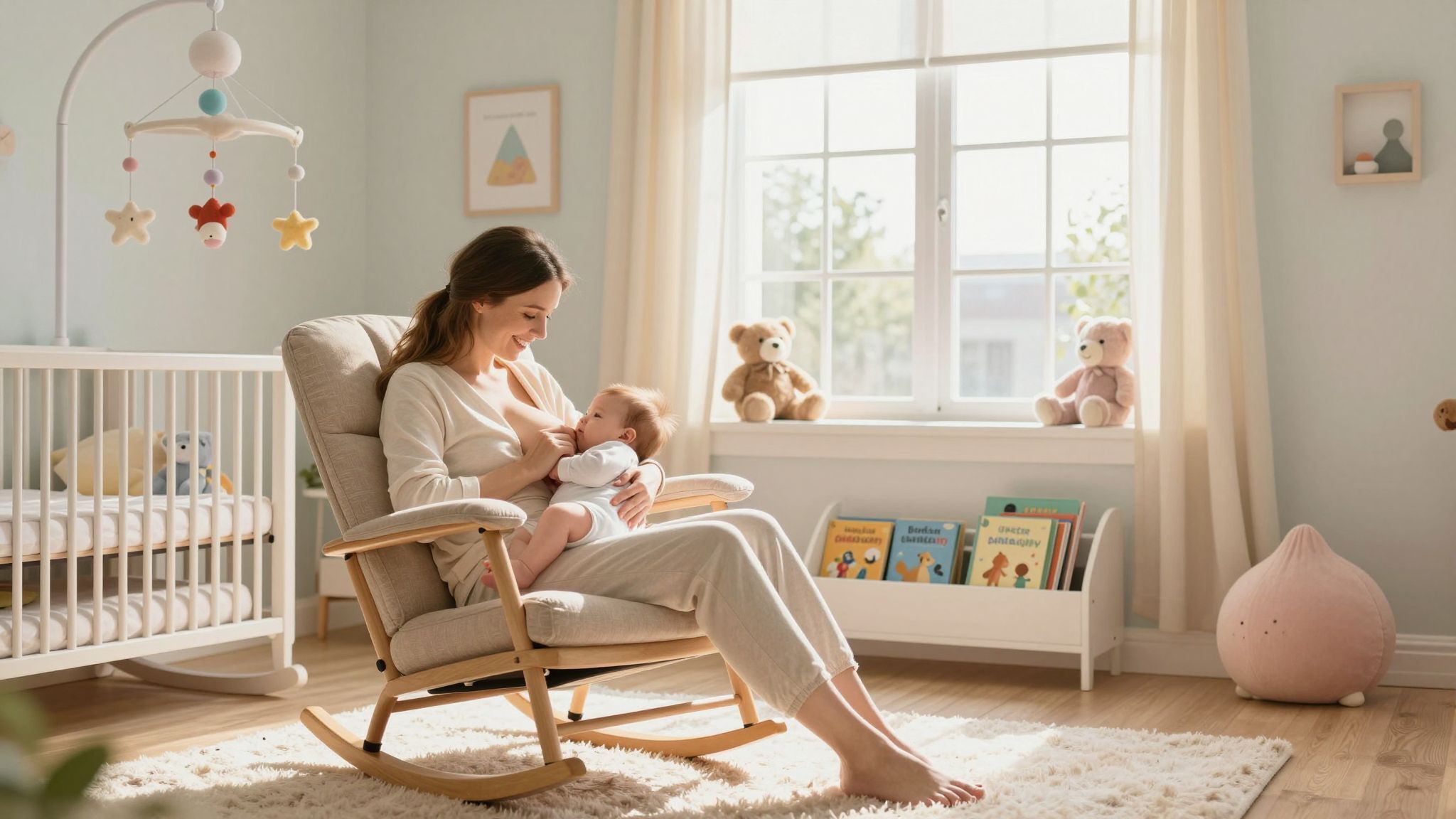 A biztonságos kötődés csökkenti a stresszt a babákban.