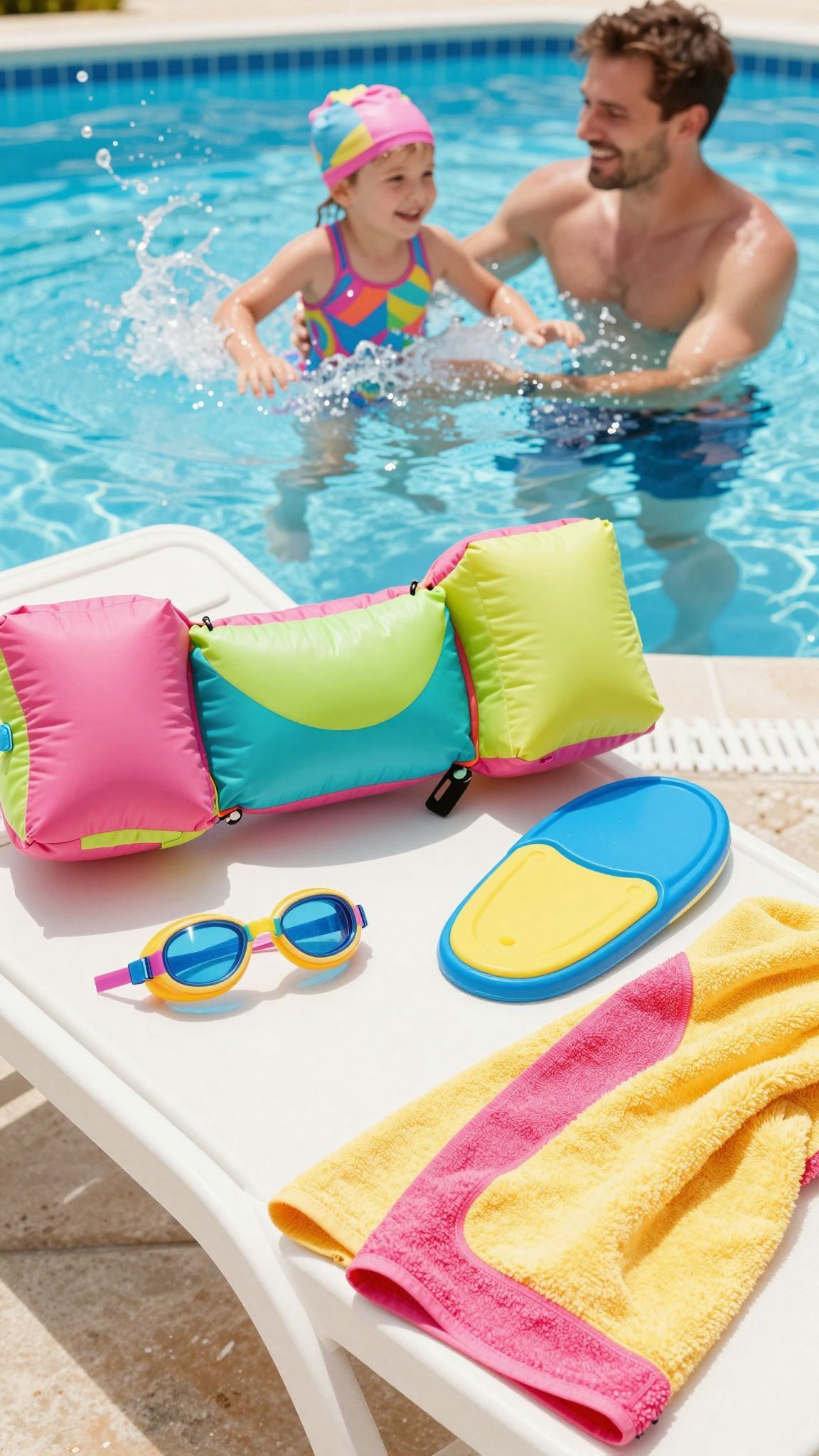 Használj úszómellényt és csúszásmentes lábbelit a biztonsághoz.