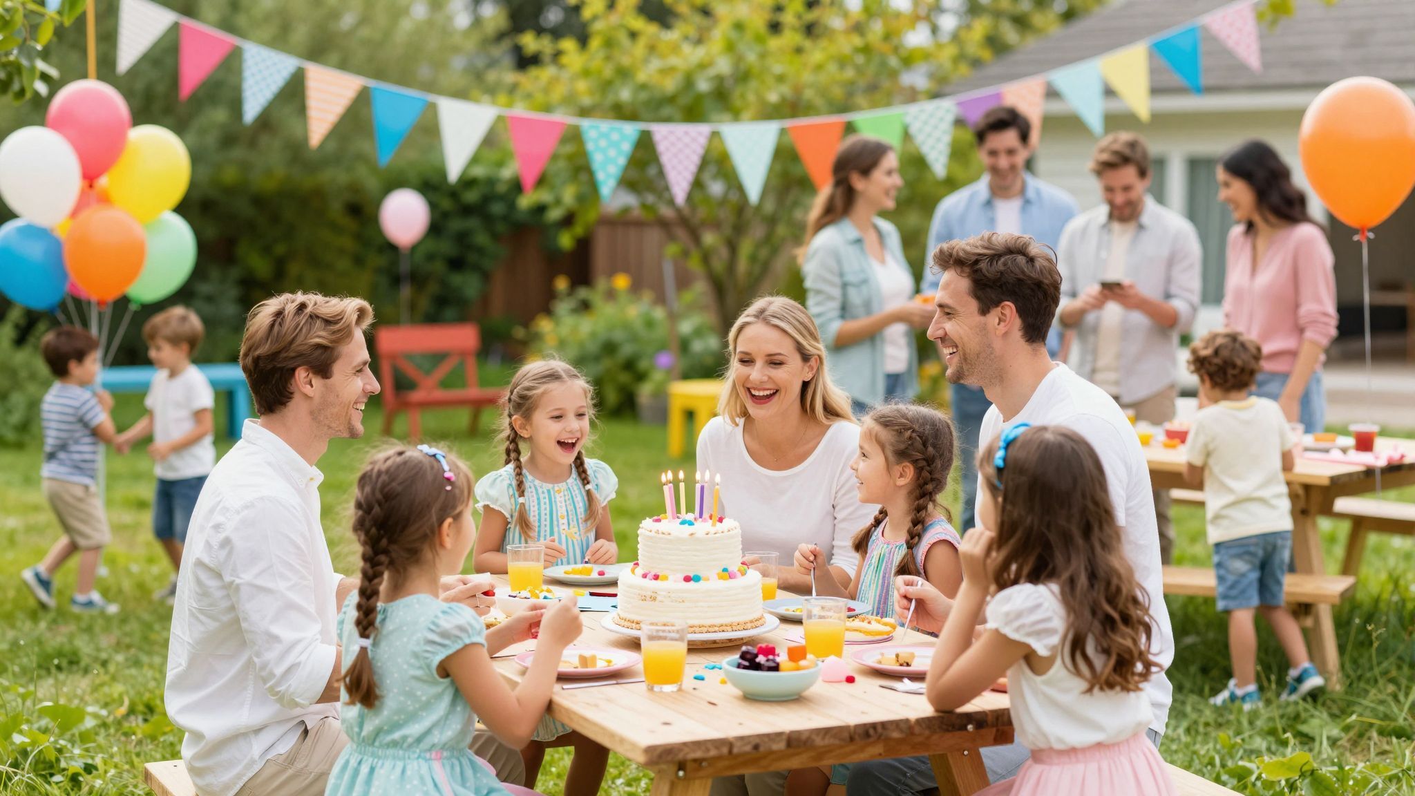 A forgatókönyv segít a stressz minimalizálásában szülinapon.