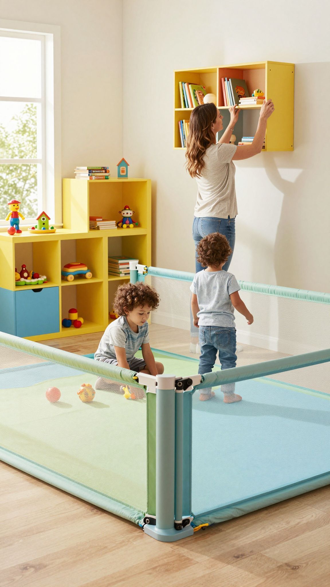 A bútorrögzítés megakadályozza a baleseteket a gyerekeknél.