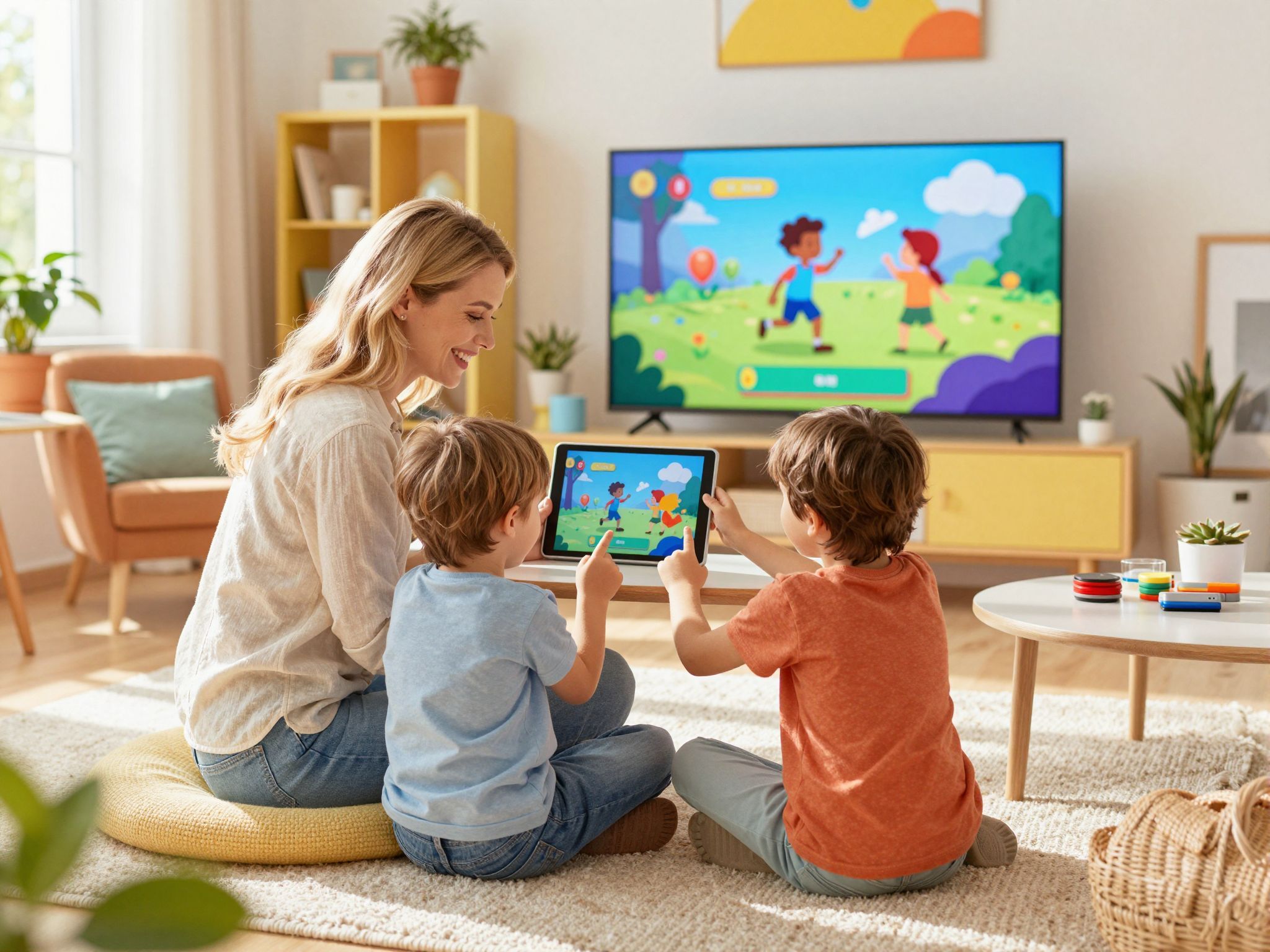 Digitális eszközök kreatívan segítik a családi együttlétet.