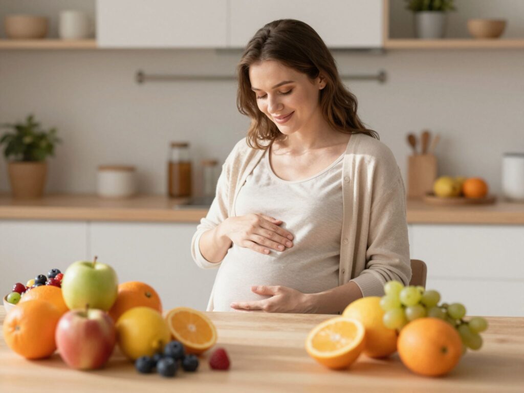 A gyümölcsfogyasztás hatása a magzat agyfejlődésére a terhesség alatt