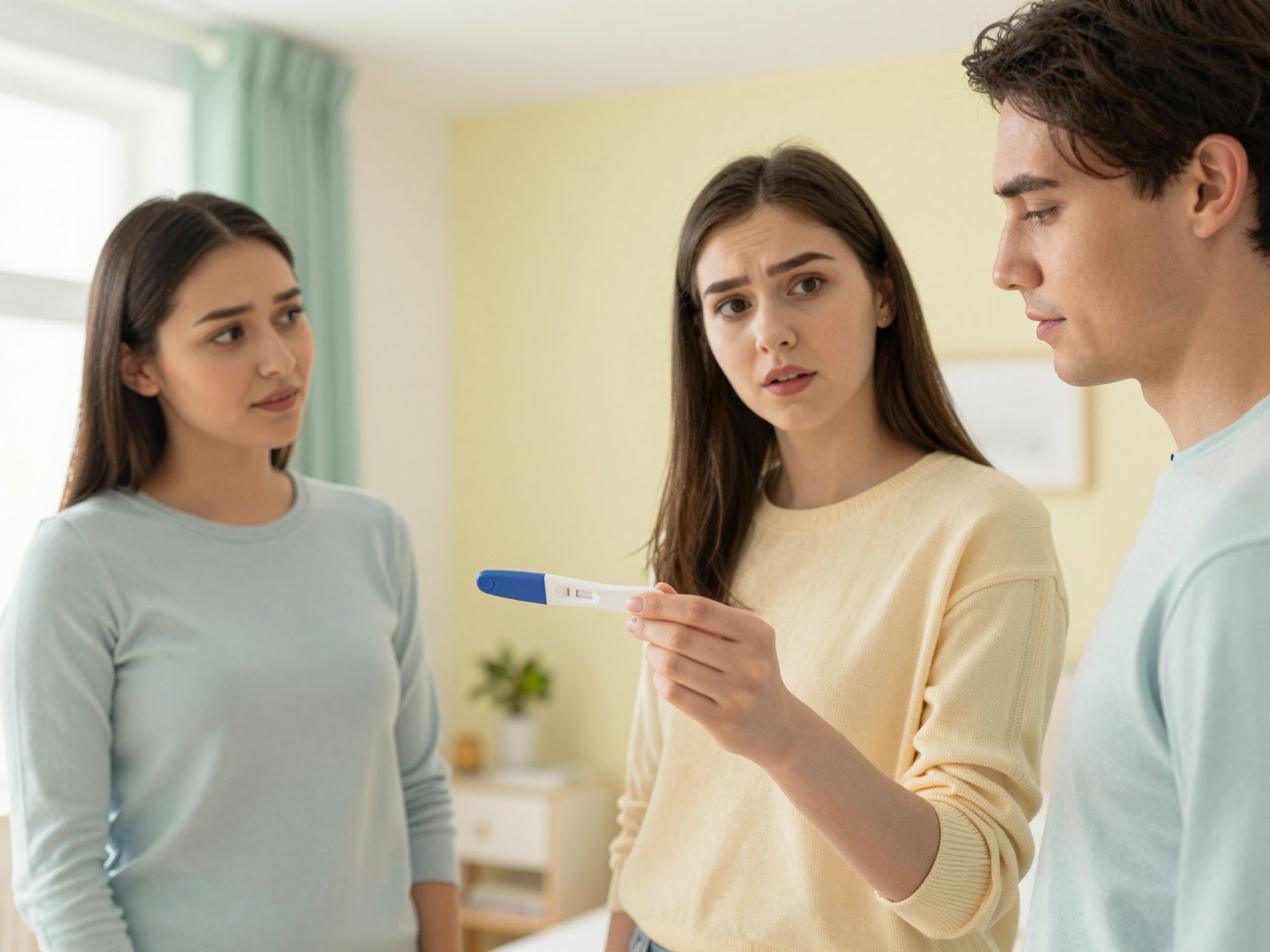 A halvány csík jelezheti a korai terhességet.