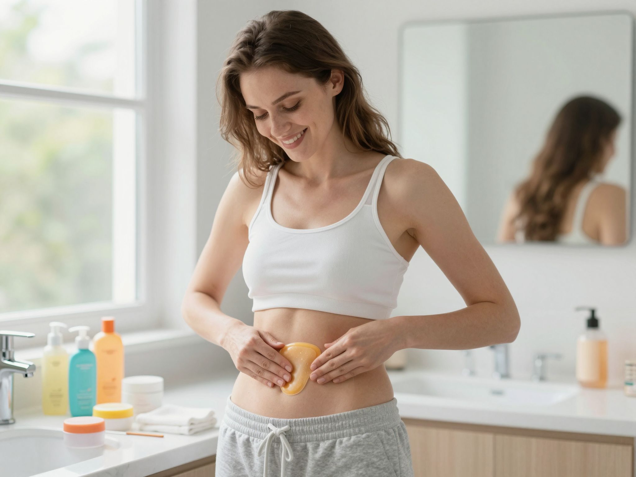 A szilikon tapaszok segítenek a heg lágyításában.