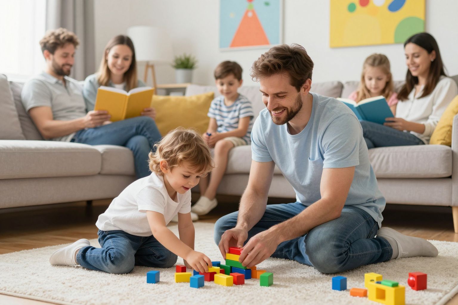 A közös játék erősíti a családi kötelékeket.