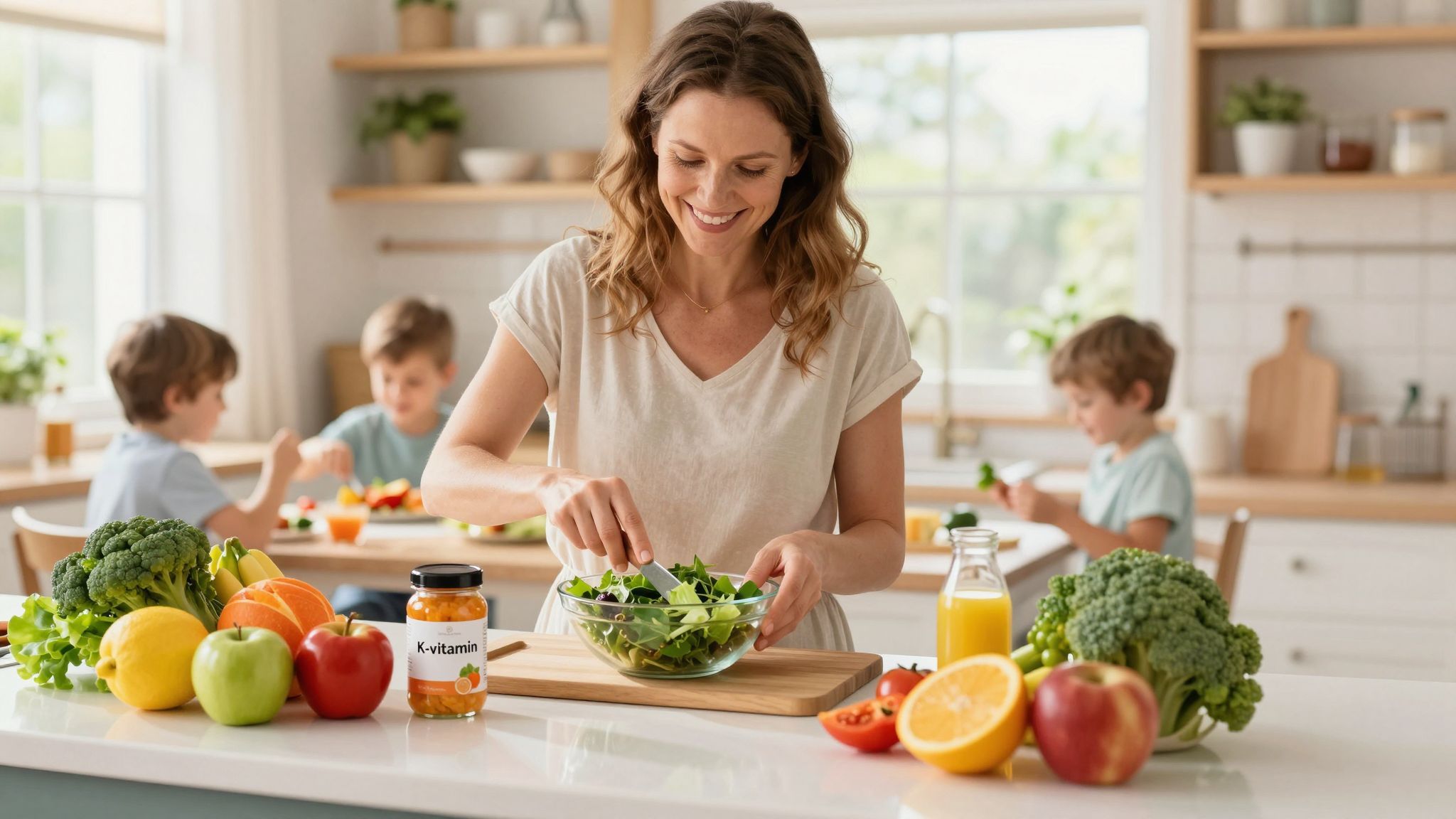 A K-vitamin formái, MK-7 és MK-4, támogatják a csontokat.