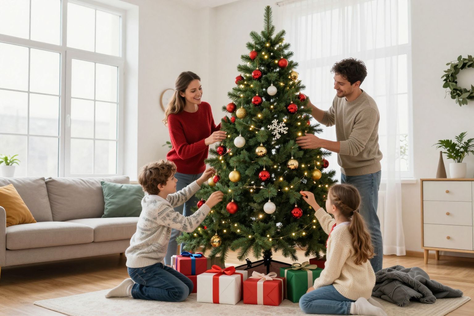 A karácsonyfák pollenje allergiás reakciót okozhat a belső térben.