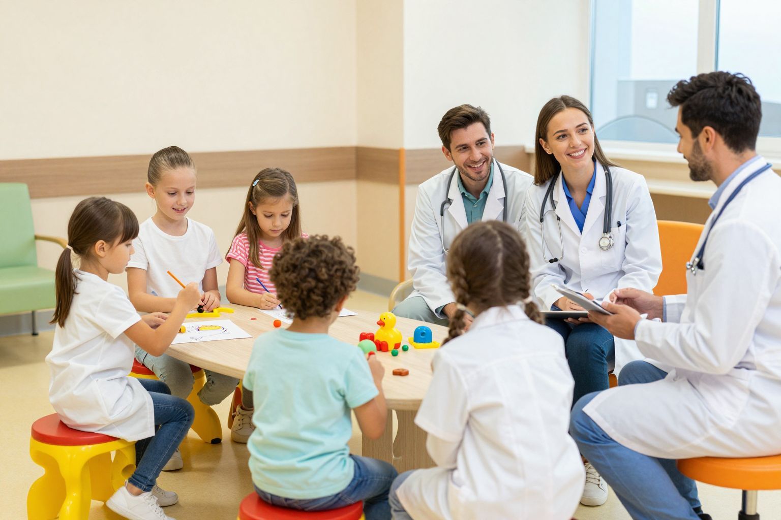 A gyerekek számára a kórház különleges kalandot jelent.