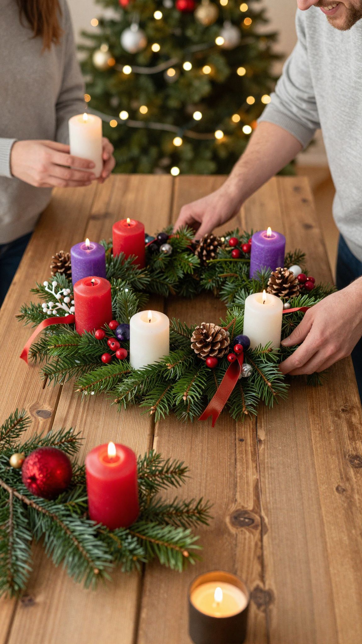 A gyertyák színe különböző érzelmeket és üzeneteket közvetít.