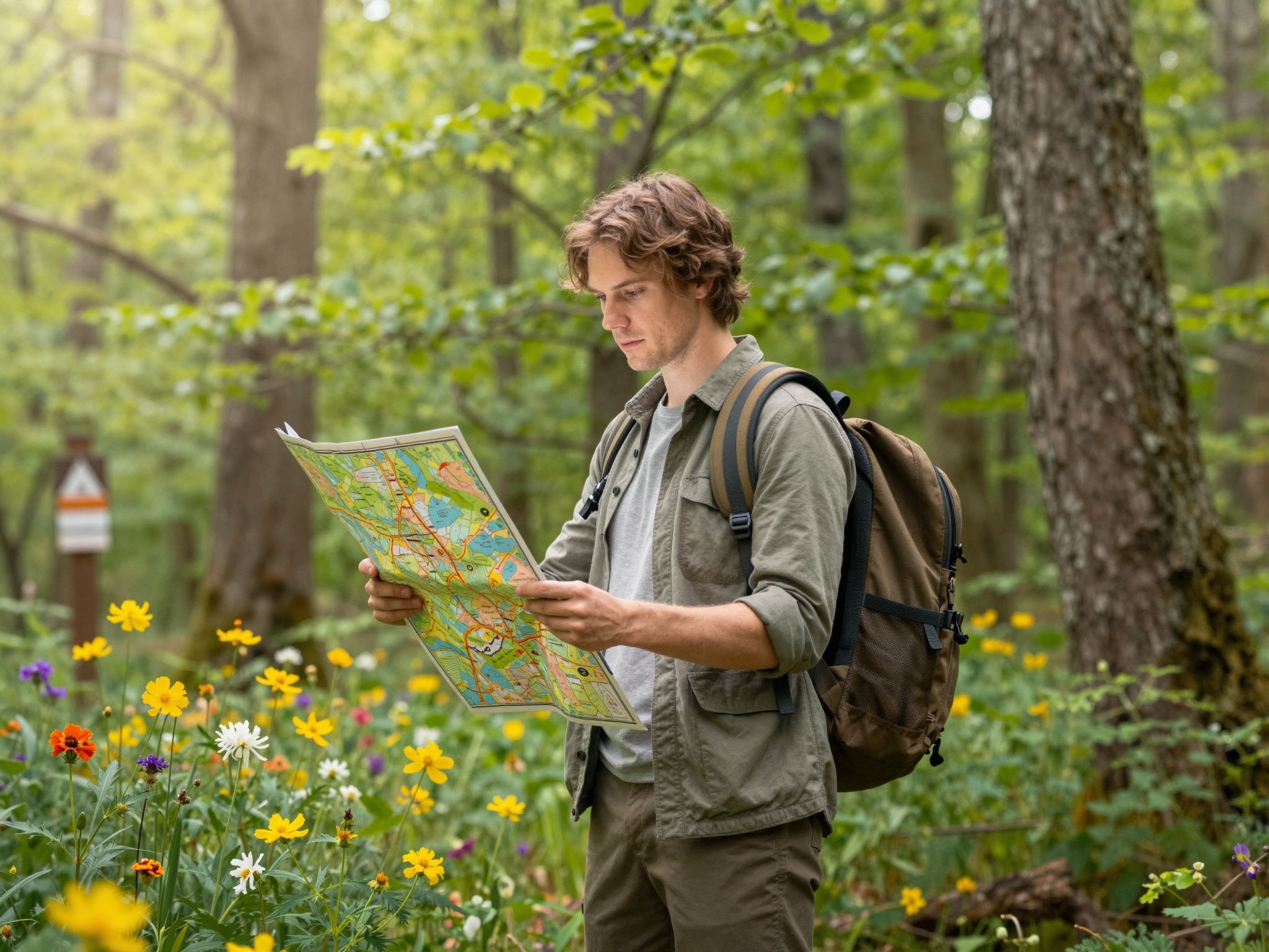 Eseti tájékozódáshoz használj távolsági jelzőpontokat az erdőben!