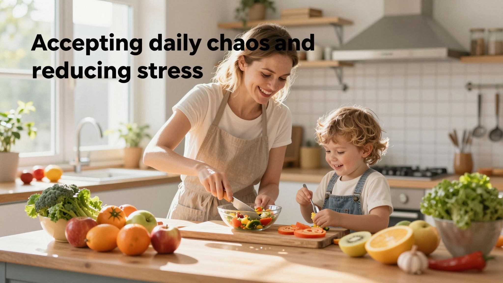 A káosz elfogadása segít csökkenteni a stresszt.