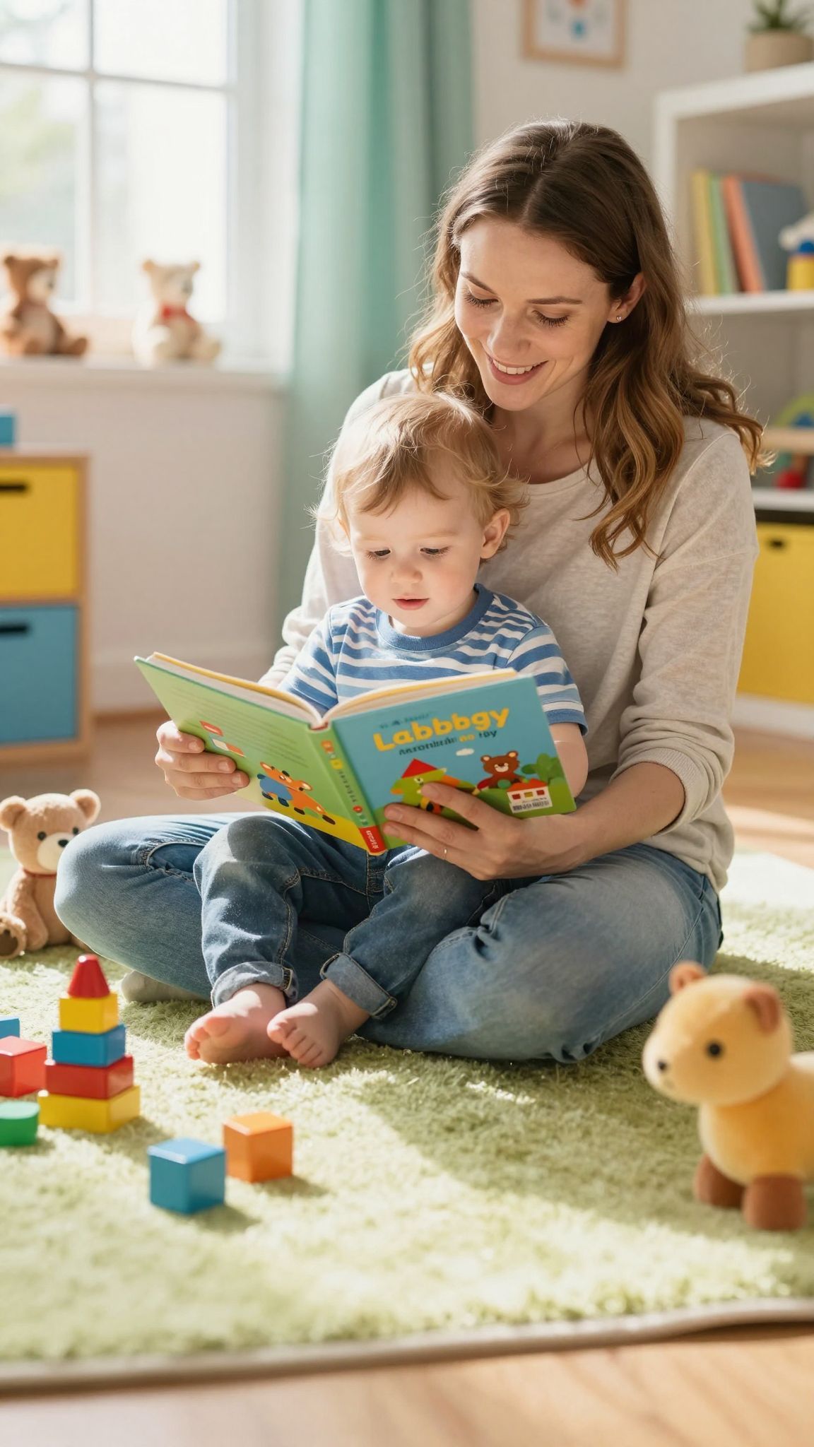 A mondókák ritmusával fejlesztjük a baba nyelvi érzékét.