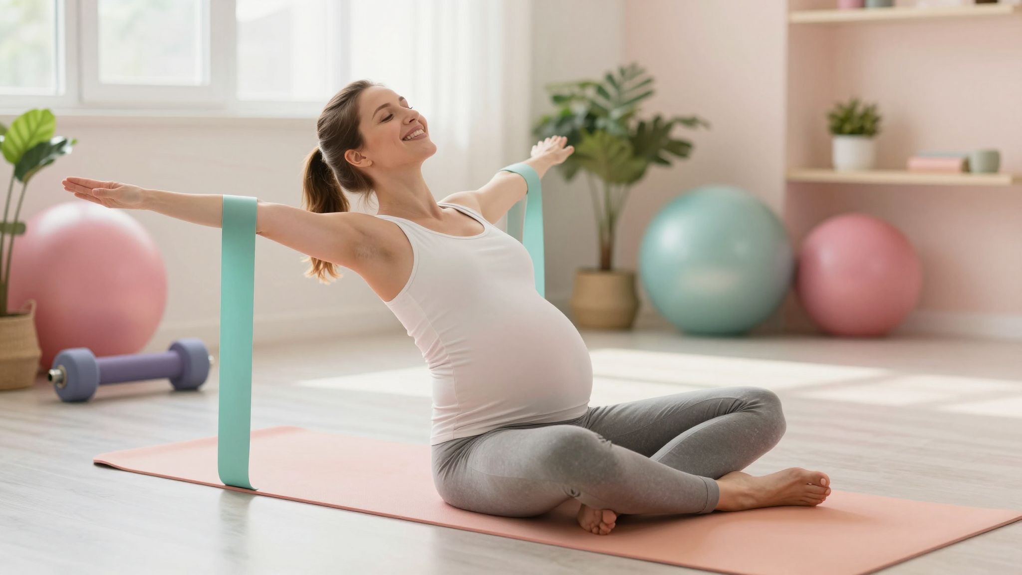 A megfelelő gyakorlatok segítik a terhes nők hátát.