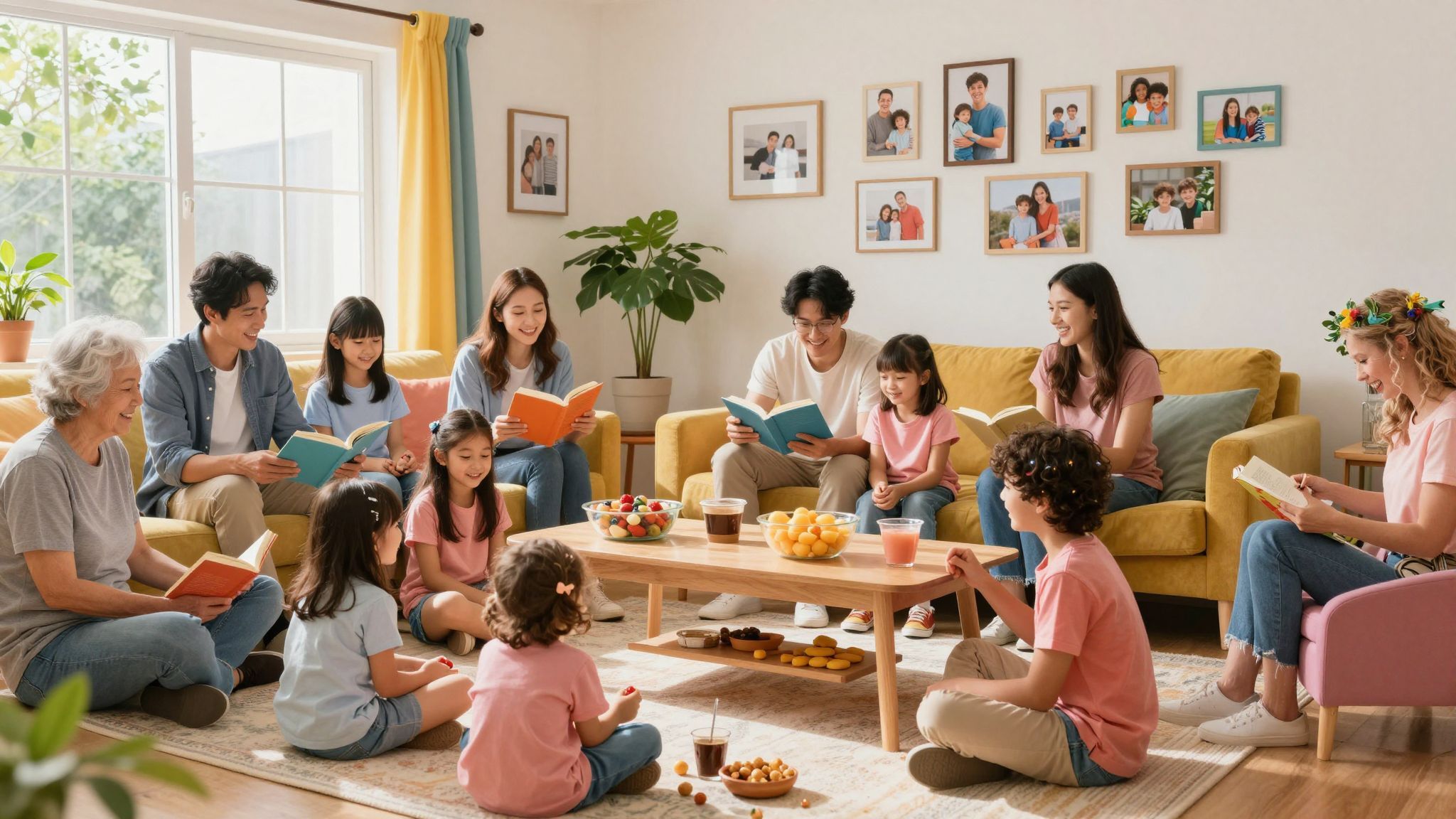 A nagycsalád támogatja a társadalmi kötelékek erősödését.